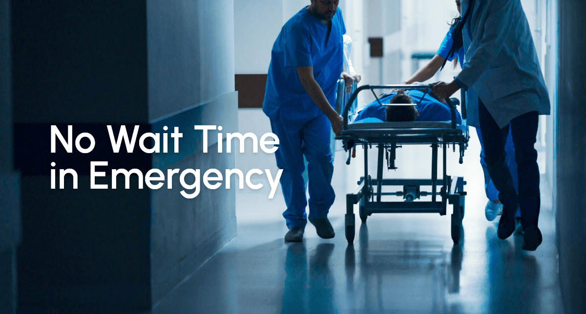 No Wait Time in Emergency Care